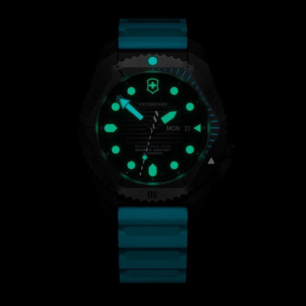 Reloj Dive Pro Automático negro correa de caucho calipso Victorinox-5