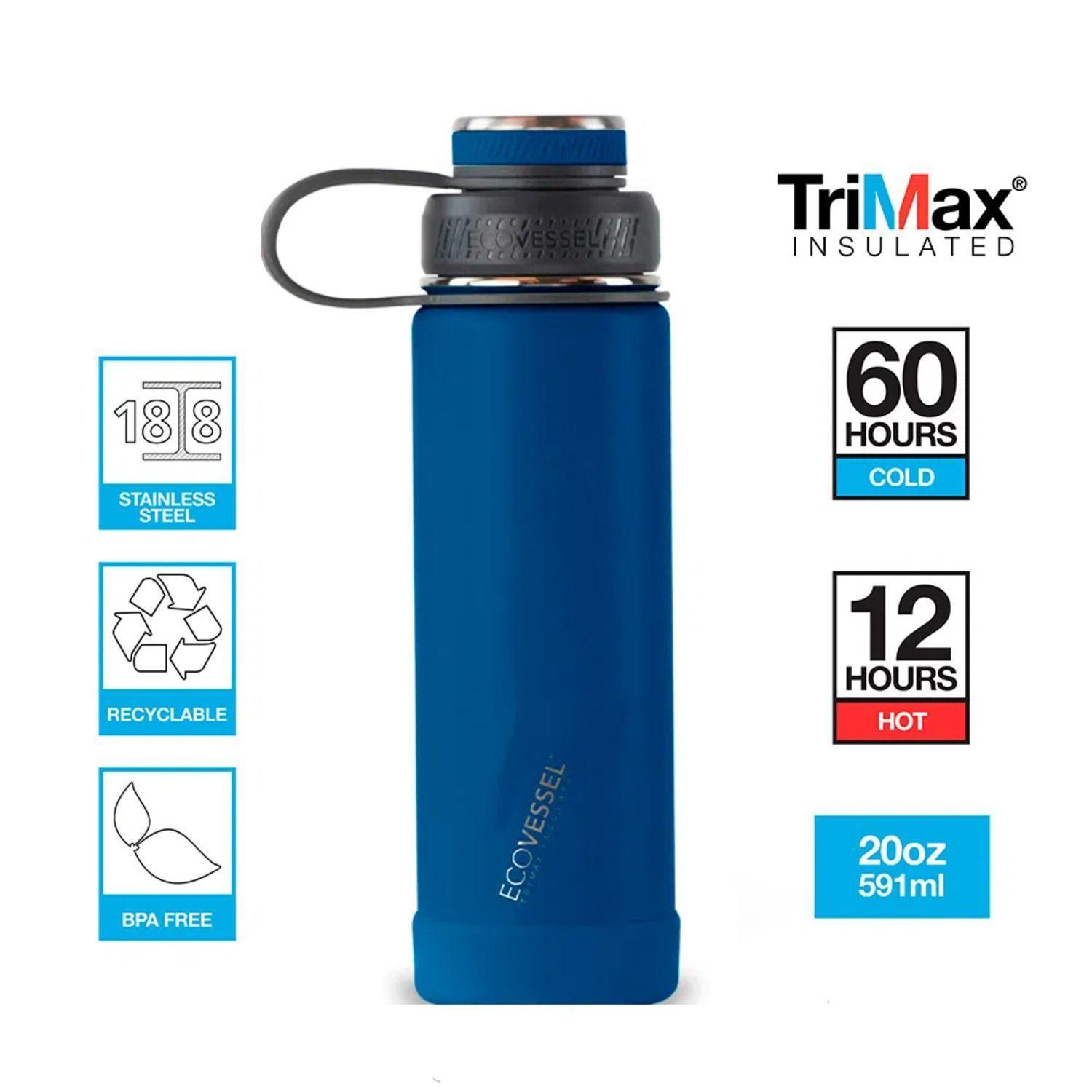 Botella inox Boulder 591 ml Azul.-1