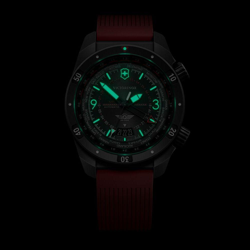 Reloj Air Pro Automático correa caucho rojo Victorinox-5