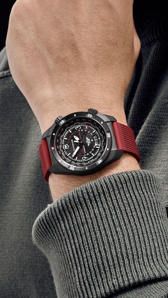 Reloj Air Pro Automático correa caucho rojo Victorinox-6