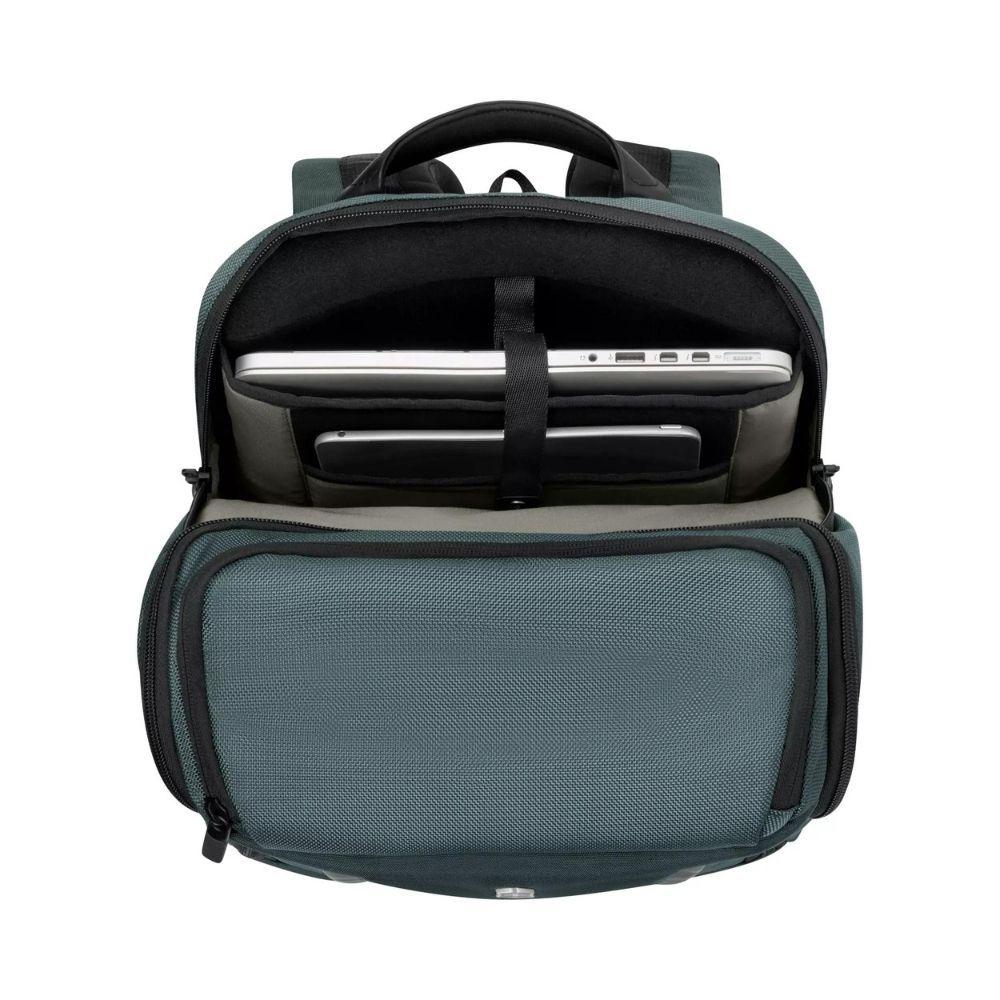 Mochila Altmont Professional Fliptop Laptop color verde Victorinox -2