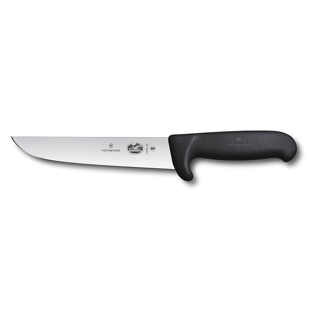 Cuchillo Carnicero Fibrox Negro 18 cm Victorinox-0