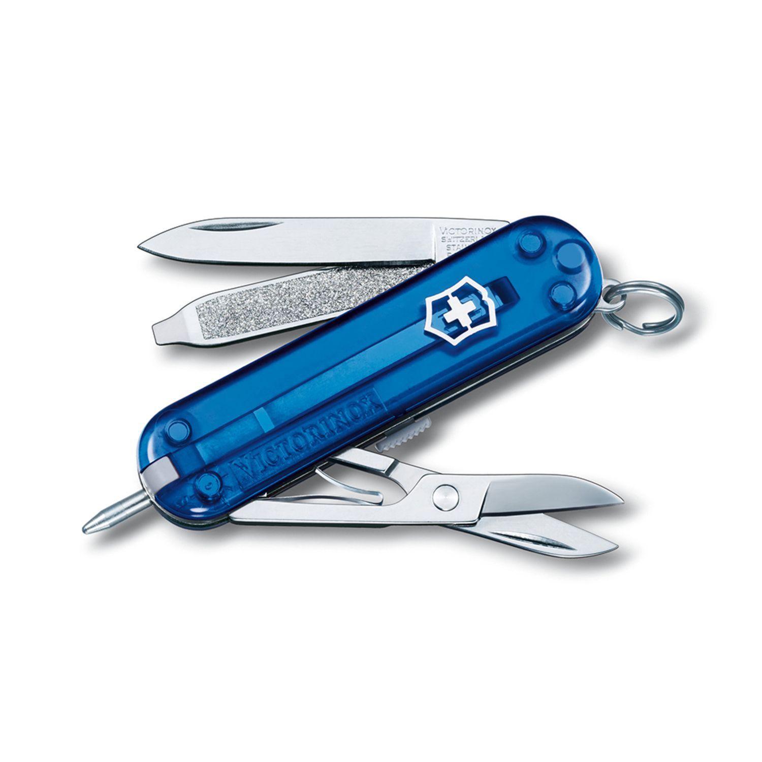 Navaja Signature color azul traslúcido Victorinox-0
