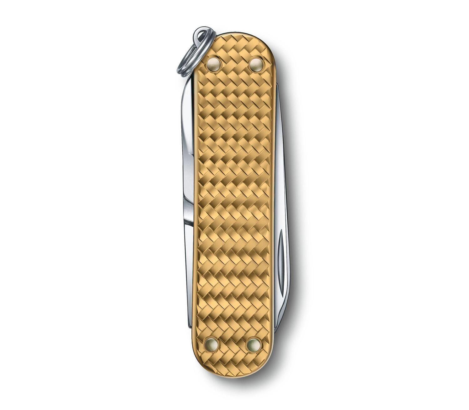 Navaja Pequeña Classic Precious Alox Dorado-2