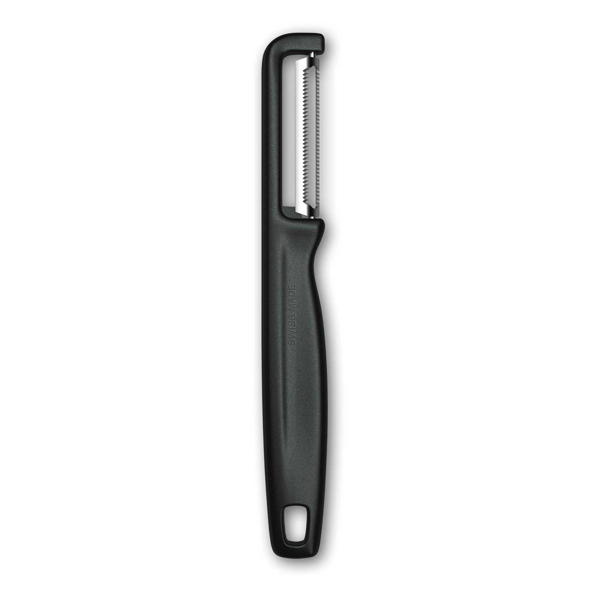 Pelador aserrado Iota negro Victorinox-2