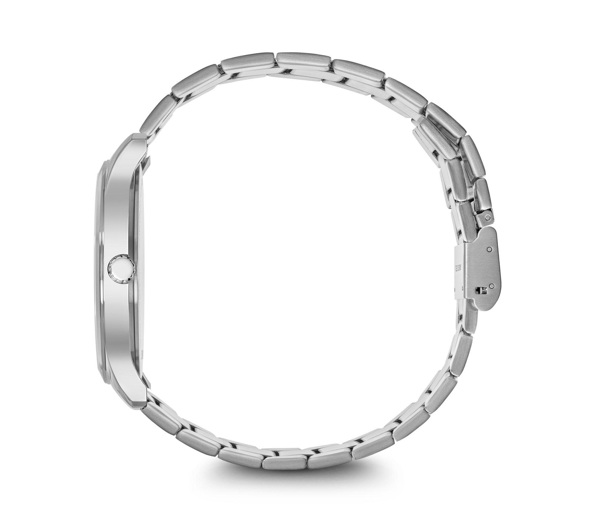 Reloj City Classic correa de acero plateado Wenger-3