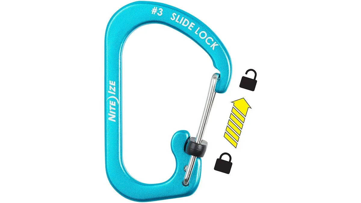 Llavero SlideLock #3 acero inoxidable negro Nite Ize-1