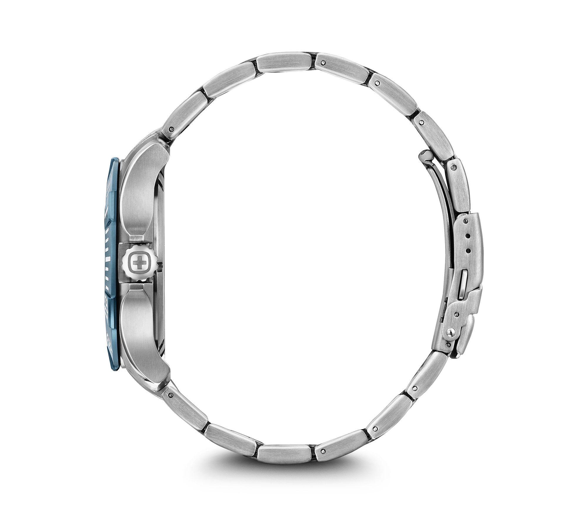 Reloj Seaforce correa acero dial azul 43 mm Wenger-2
