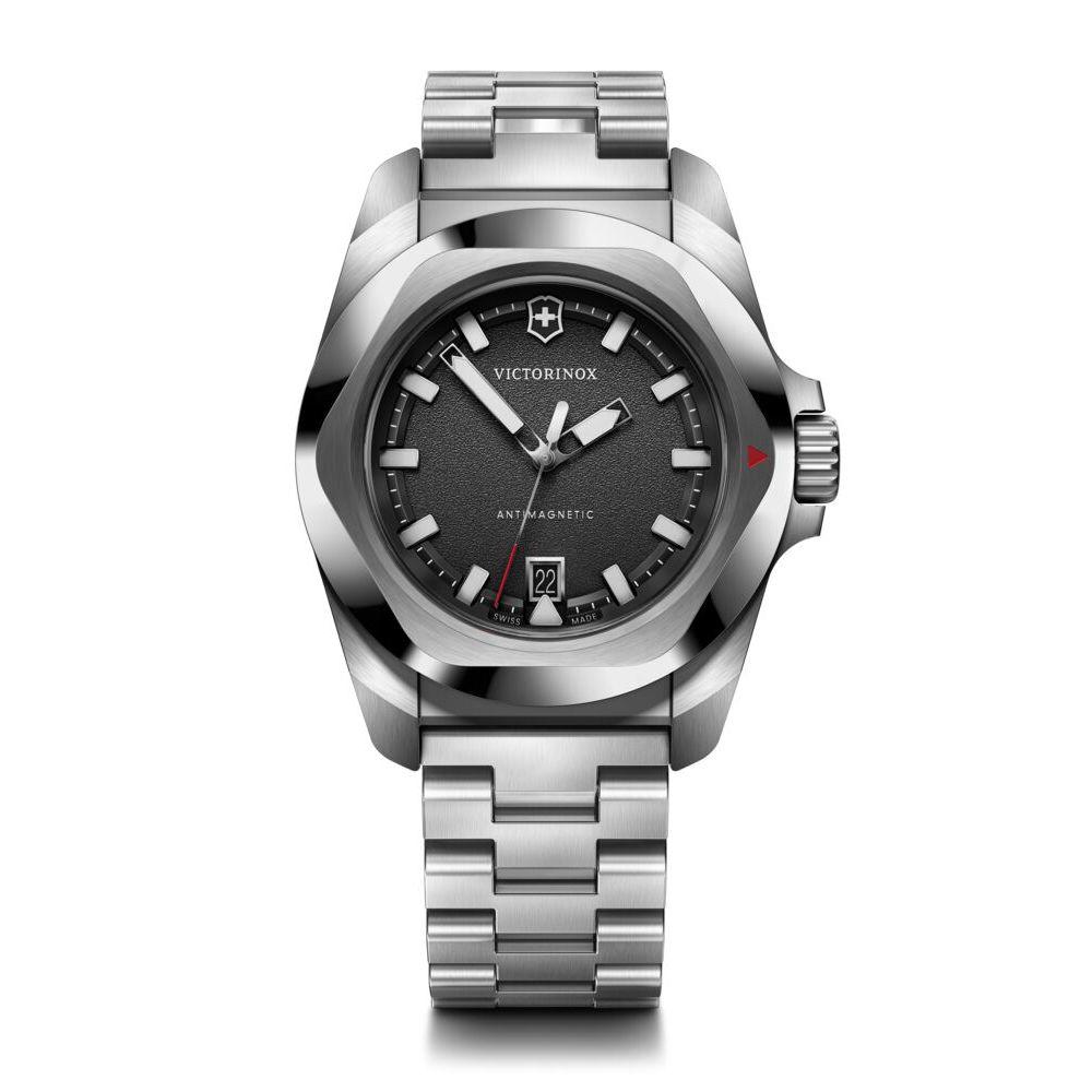 Reloj I.N.O.X. Quartz negro correa acero Victorinox-0