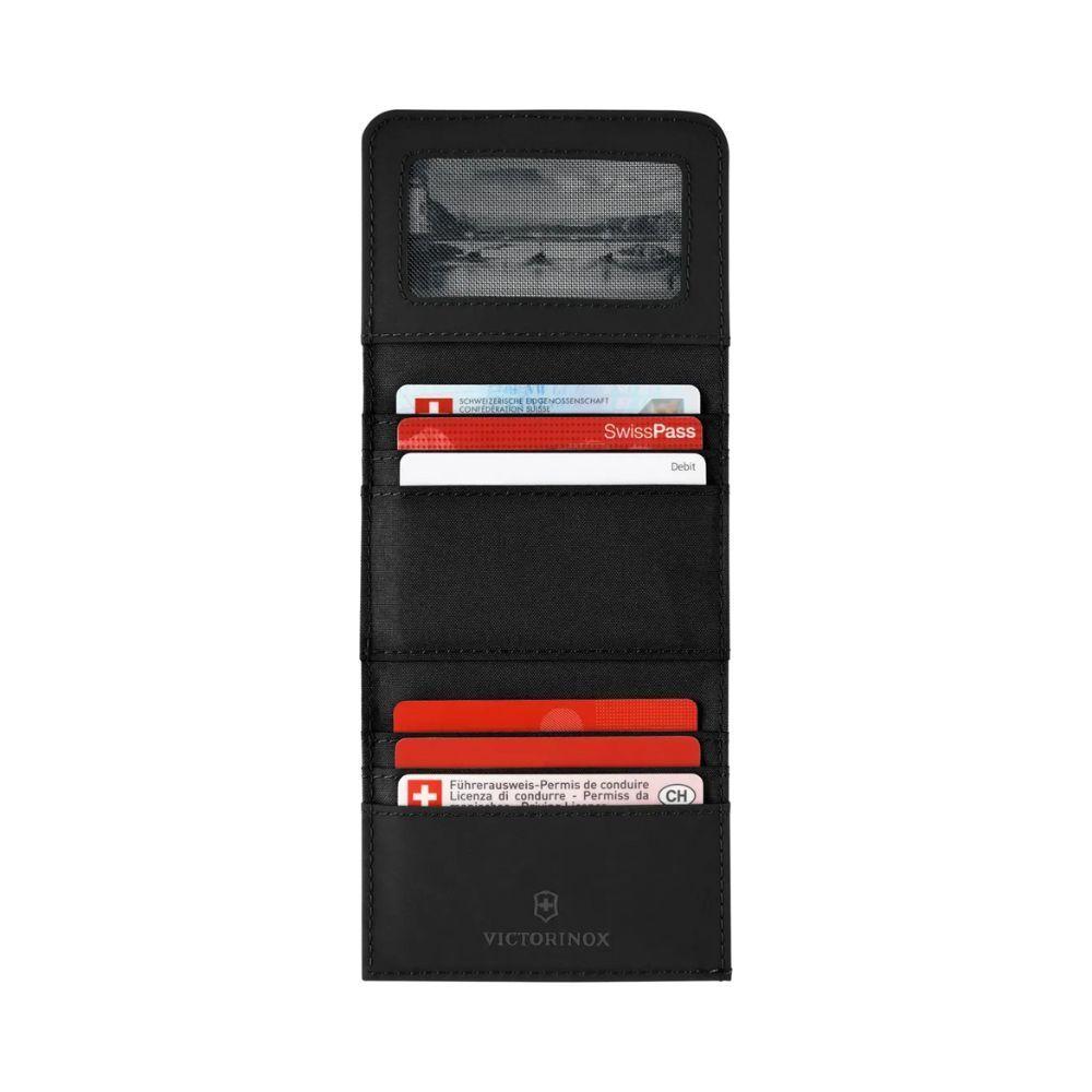 Billetera Tri-Fold con protección RFID Negro Victorinox-1
