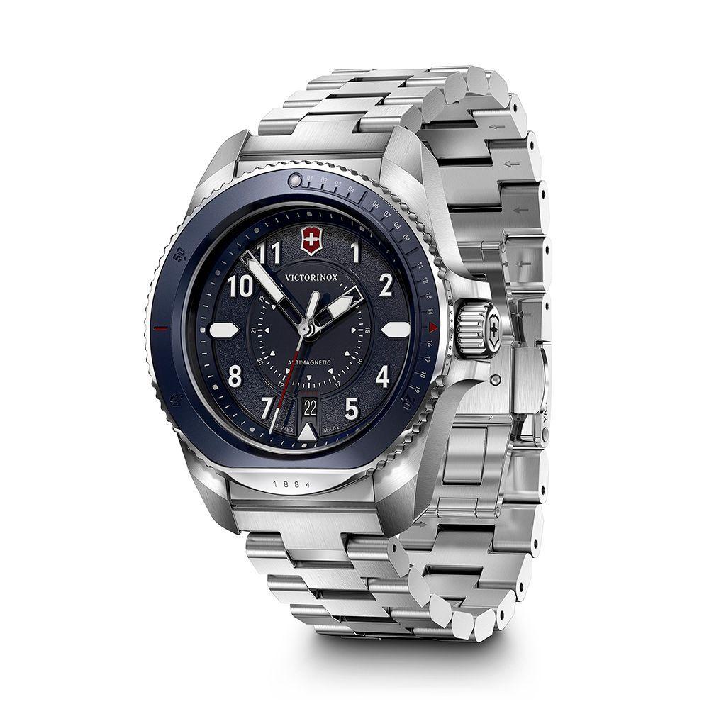 Reloj Journey 1884 dial azul correa acero inox Vic-2