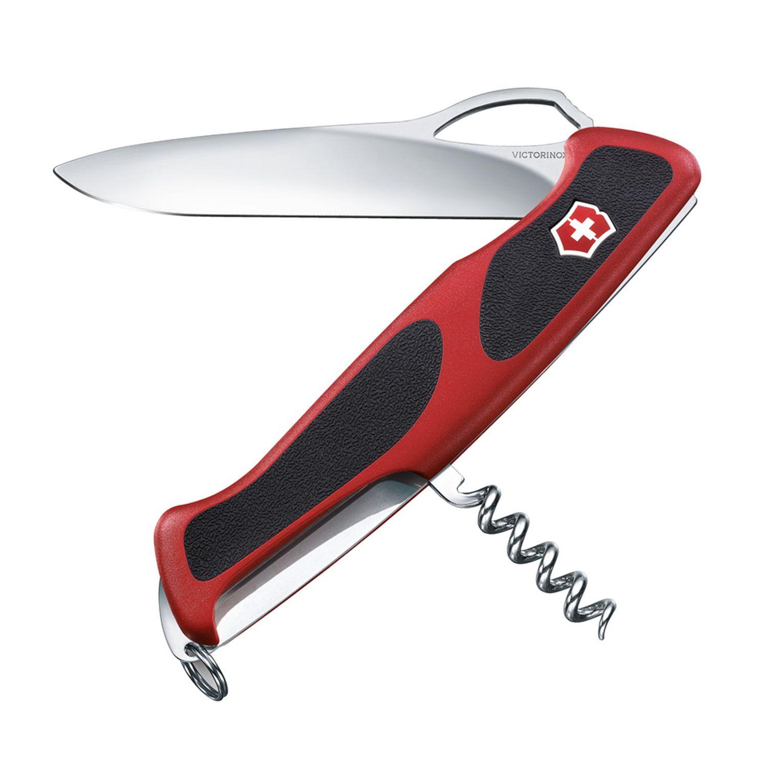 Navaja Ranger Grip 63 color Rojo / Negro Victorinox-0