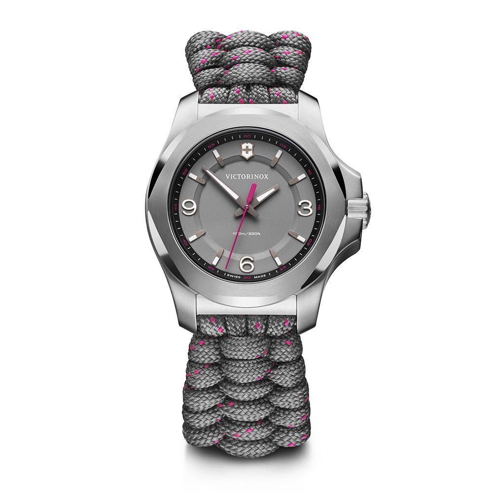 Reloj I.N.O.X. V dial gris, correa paracord gris.-0