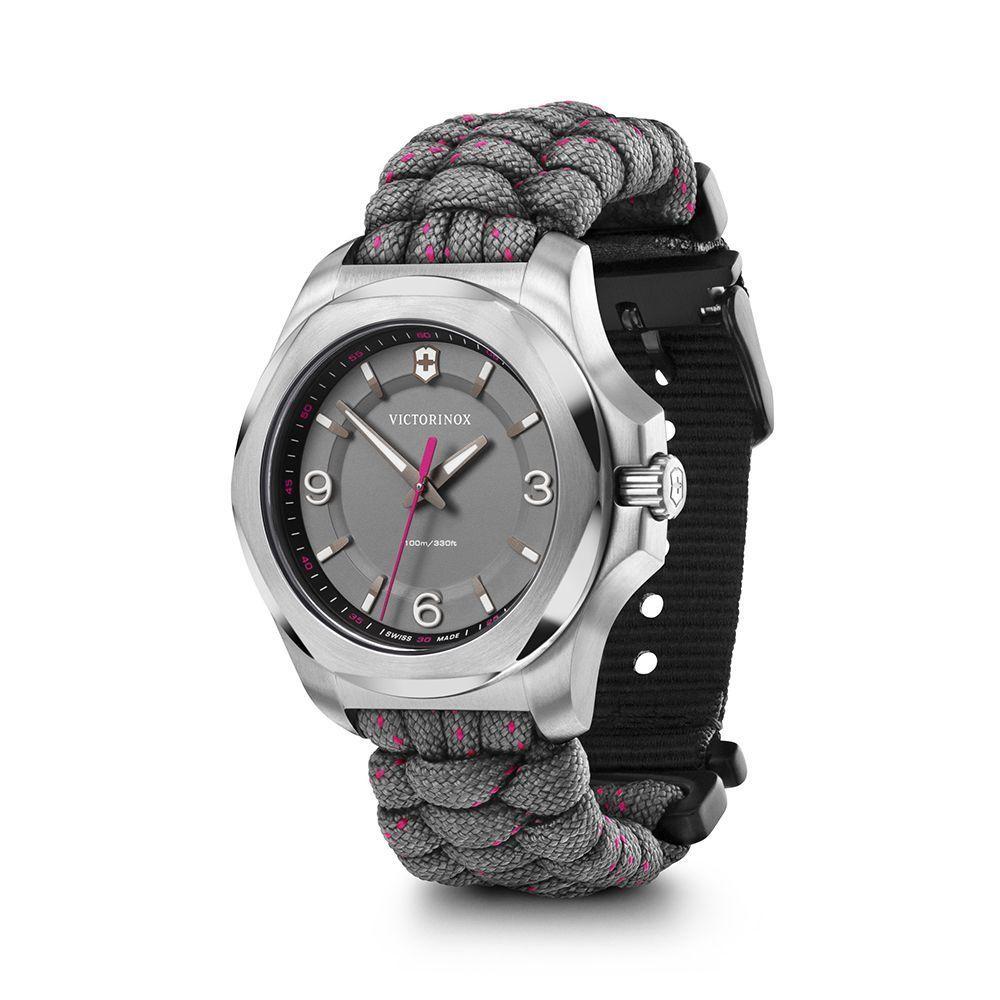 Reloj I.N.O.X. V dial gris, correa paracord gris.-1