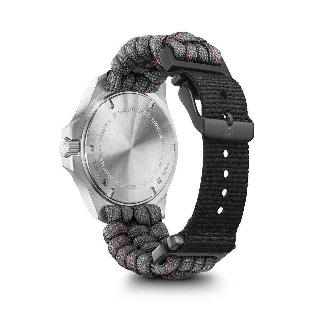 Reloj I.N.O.X. V dial gris, correa paracord gris.-3