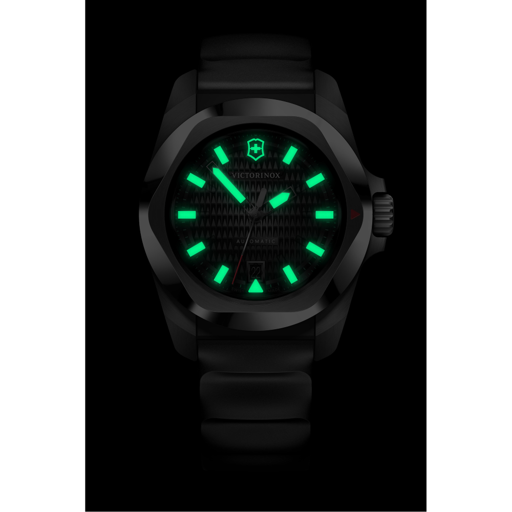 Reloj I.N.O.X. Automático correa de caucho negro Victorinox-5