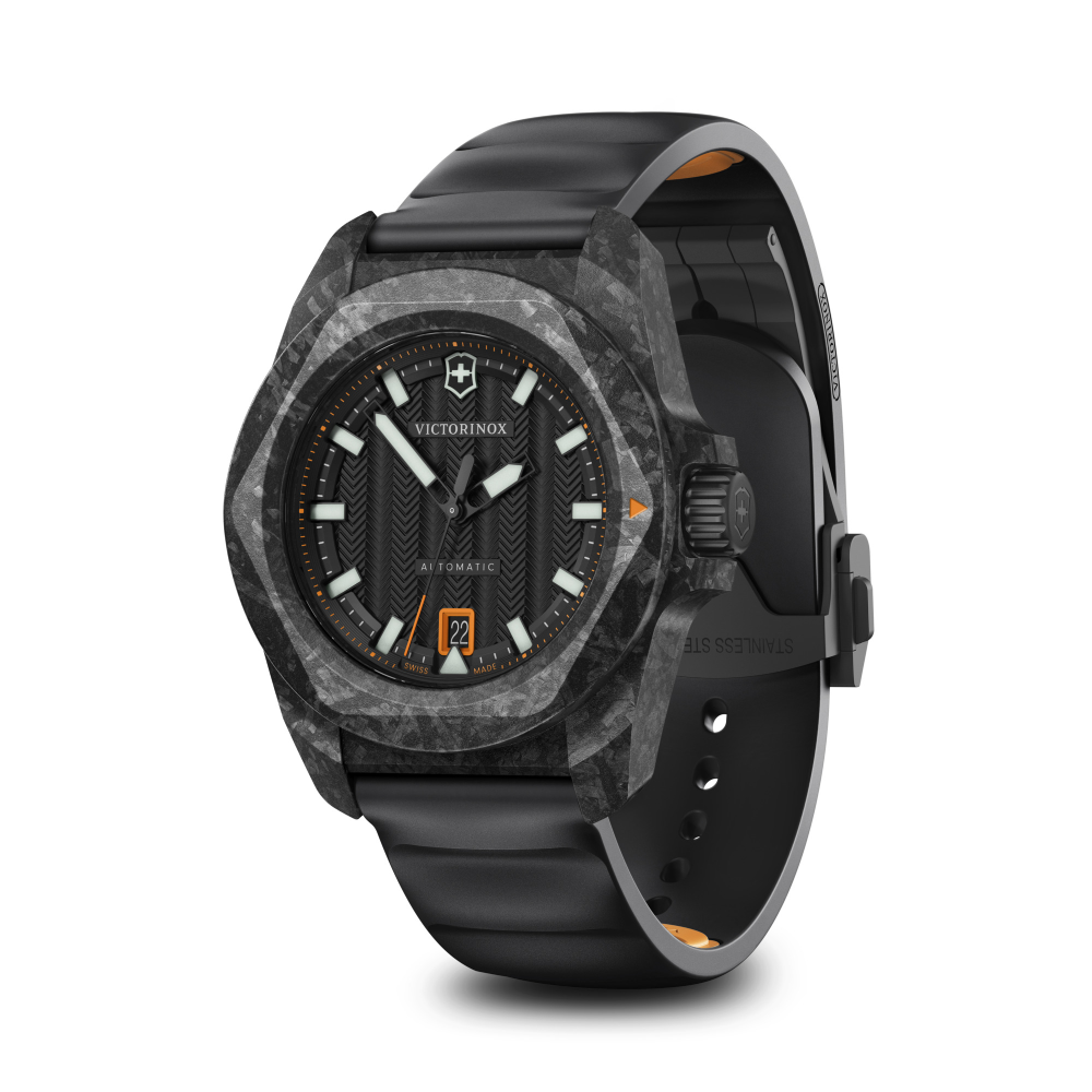 Reloj I.N.O.X. Carbon Automático correa de caucho negro Victorinox-2