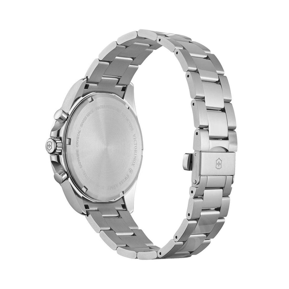 Reloj Fieldforce Chrono correa acero inoxidable dial azul Victorinox-2