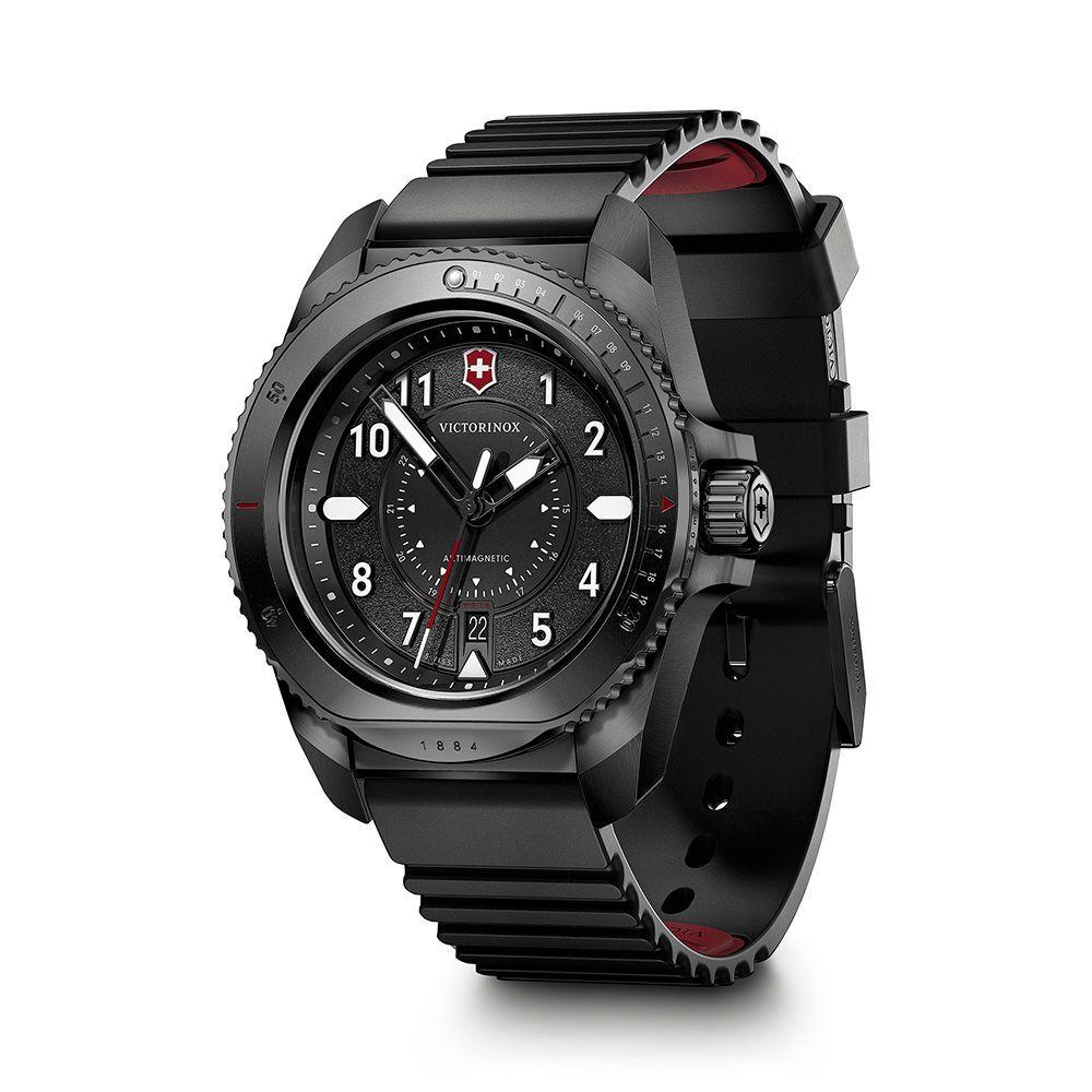 Reloj Journey 1884 dial negro correa caucho-0