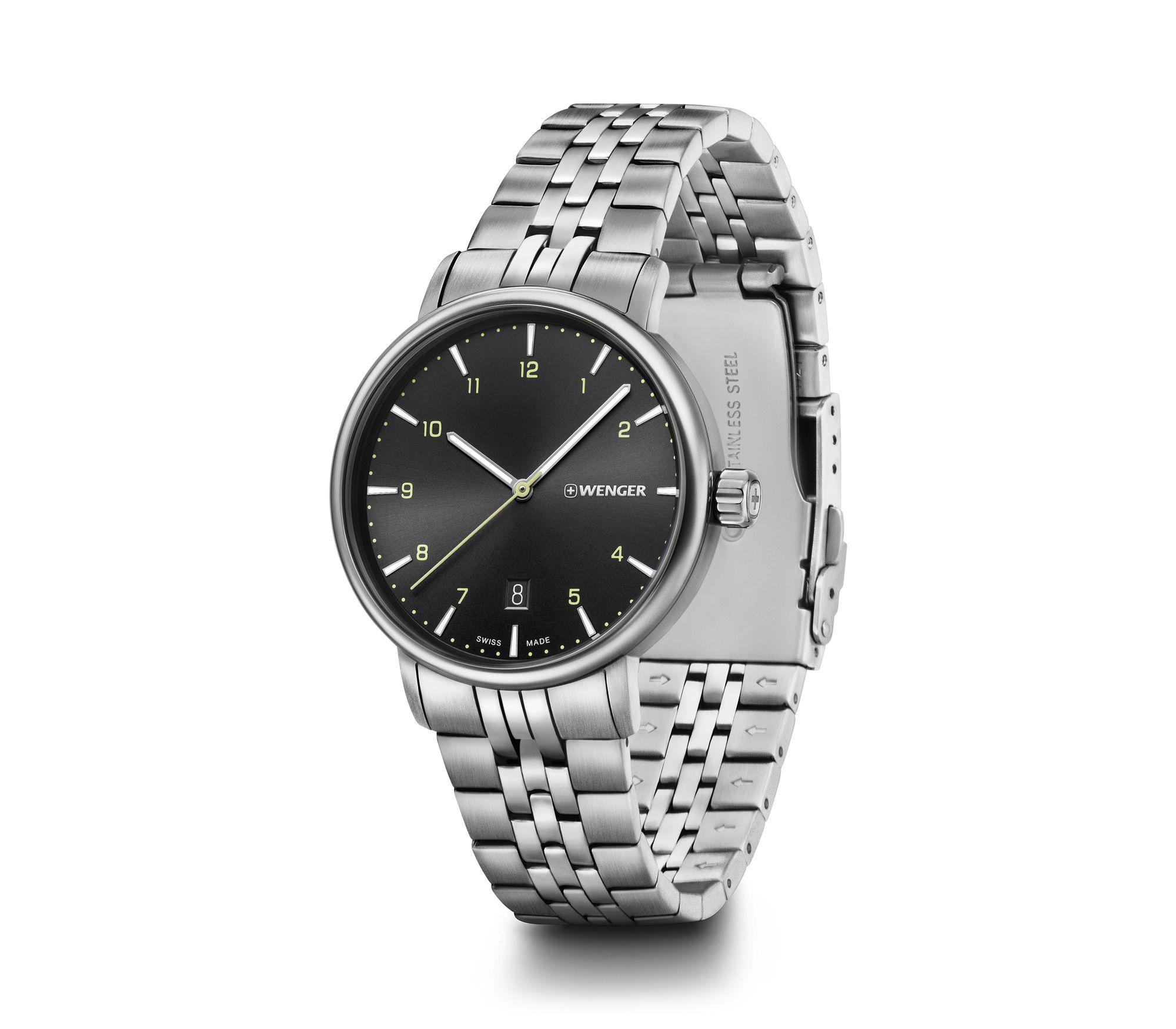 Reloj Urban Classic Dial Negro 40 mm Wenger-2