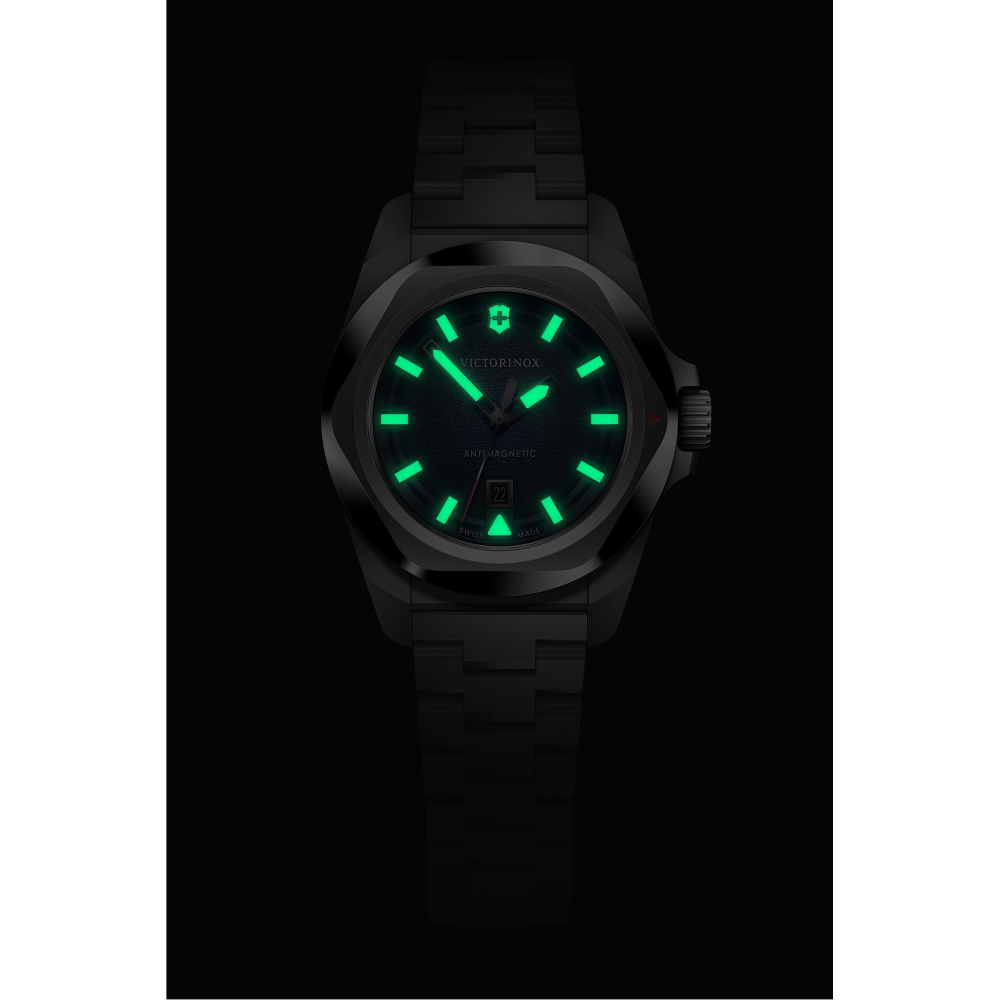 Reloj I.N.O.X. Quartz correa de acero inoxidable azul Victorinox-5