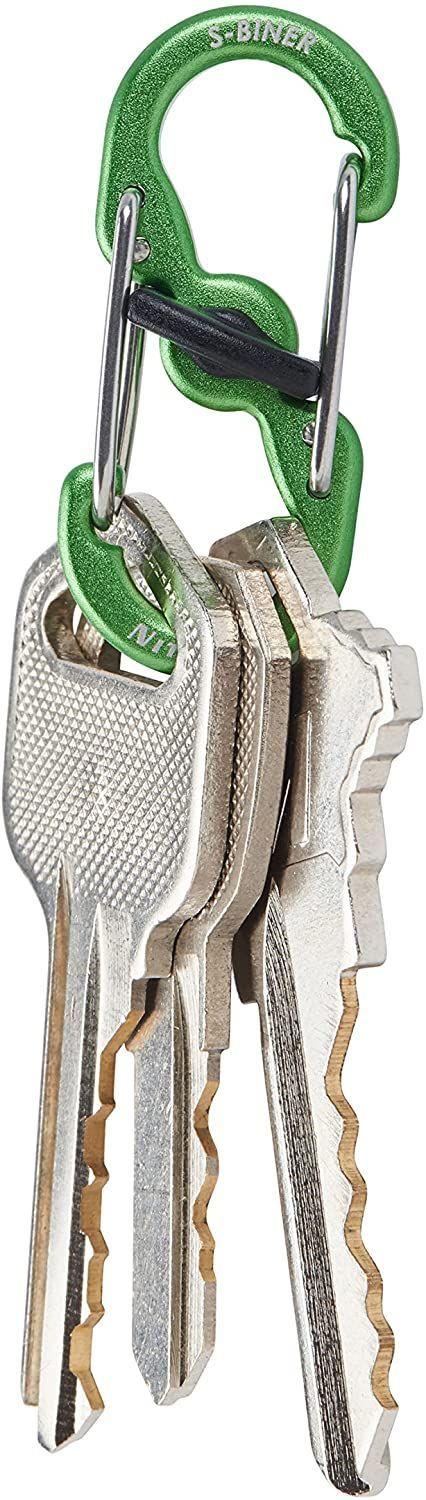 Mosquetón Dual Microlock verde Nite ize-2