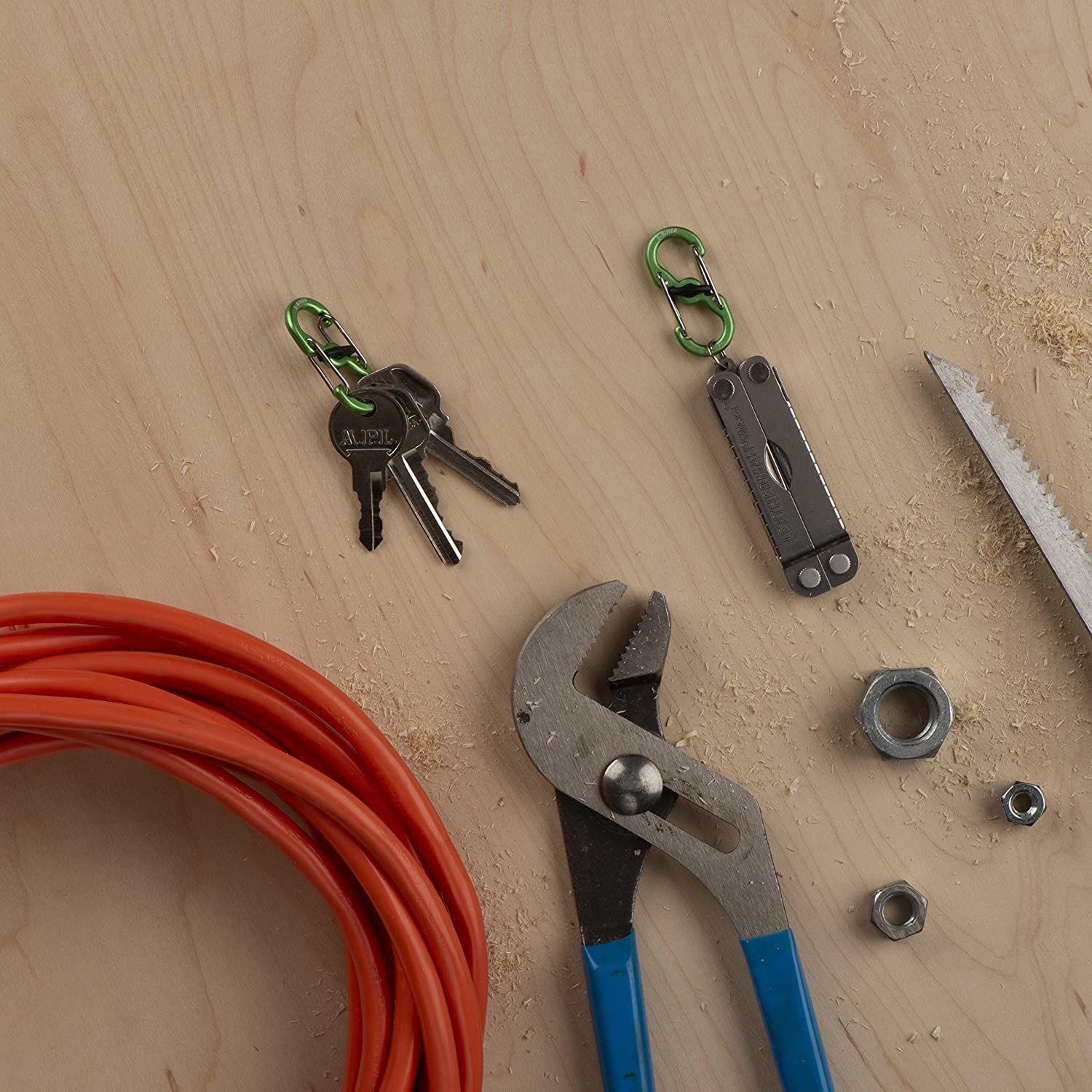 Mosquetón Dual Microlock verde Nite ize-3