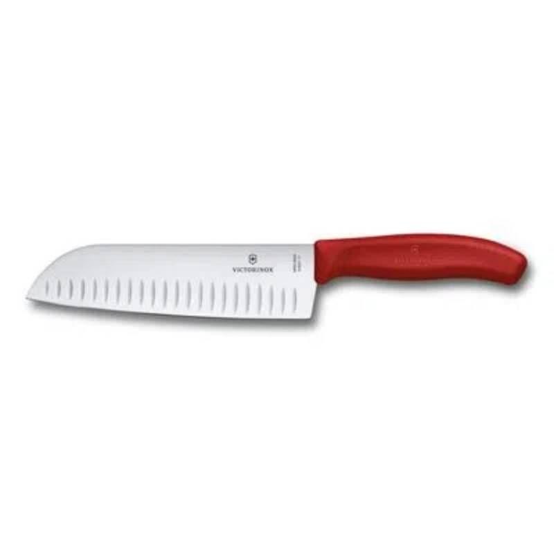 Cuchillo Santoku rojo 17 cm blister Victorinox-0
