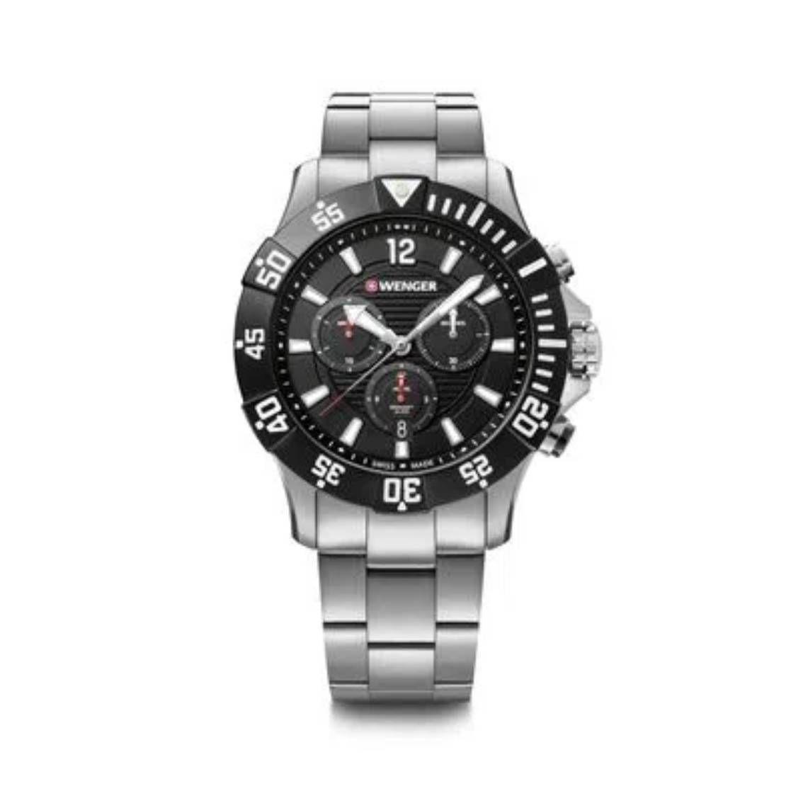 Reloj Seaforce Chrono Dial Negro 43 mm-0