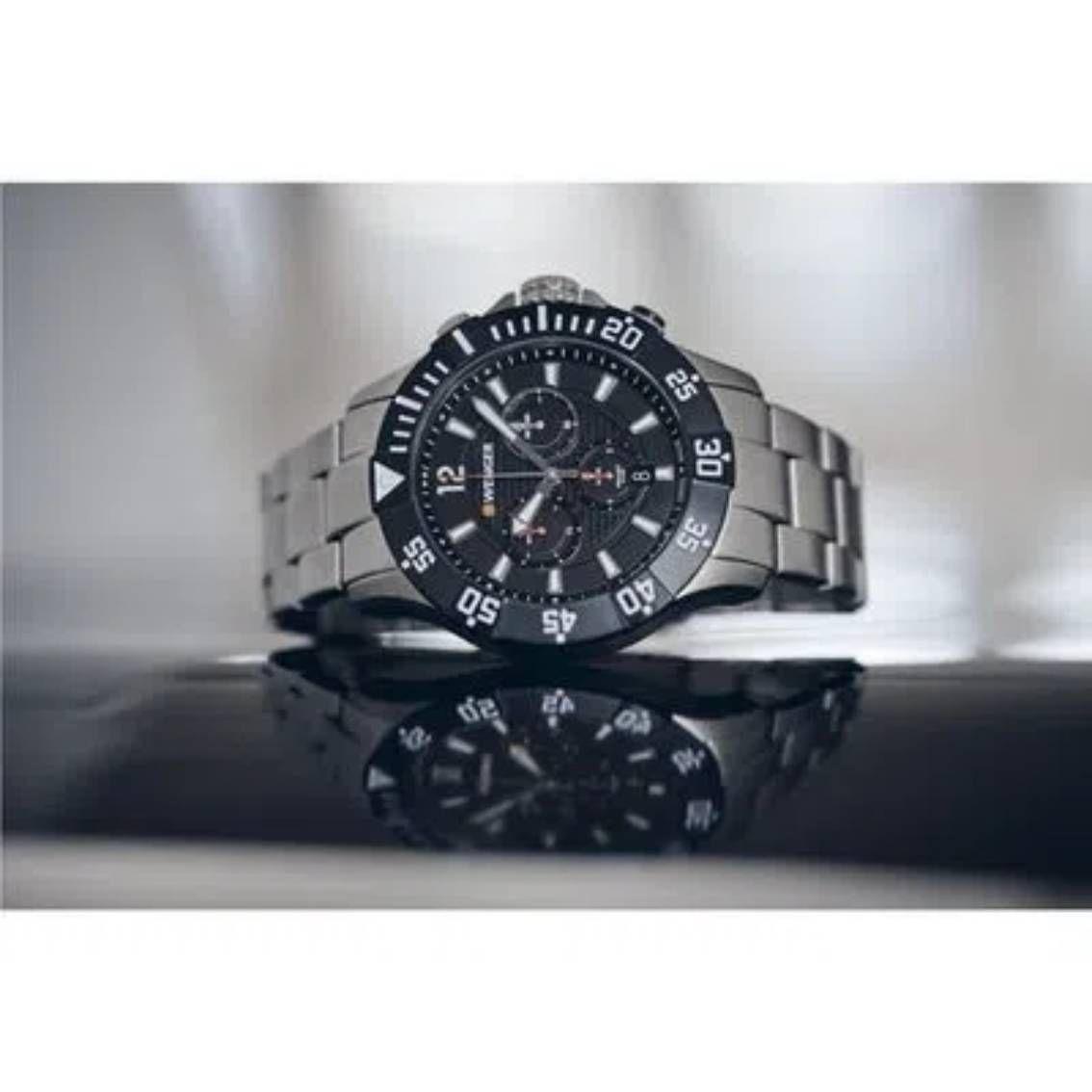 Reloj Seaforce Chrono Dial Negro 43 mm-4