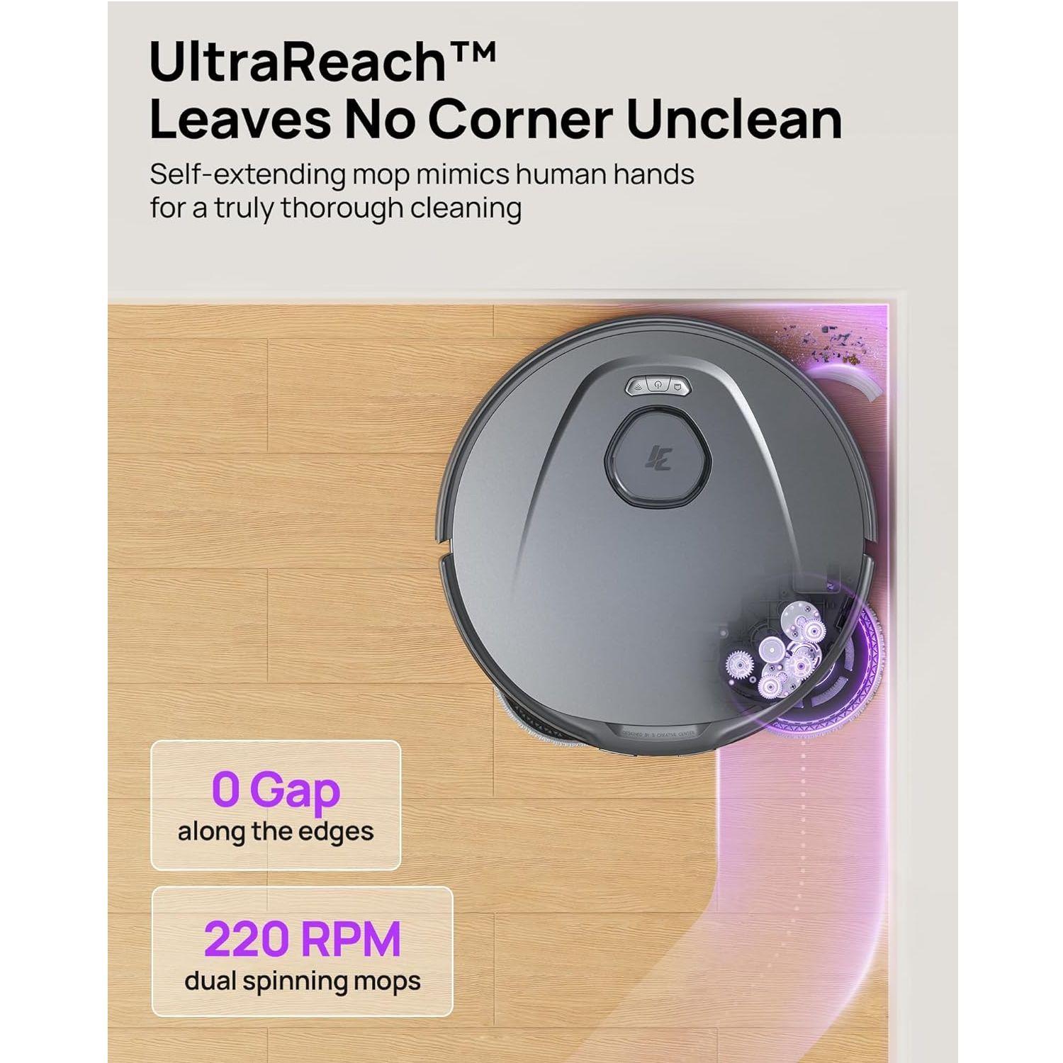 3i P10 Ultra Robot Aspiradora y Trapeador Combo, 18000PA Succion-3