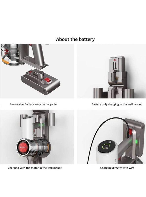 RedRoad Aspiradora V17 4000mah 26500pa succion-5
