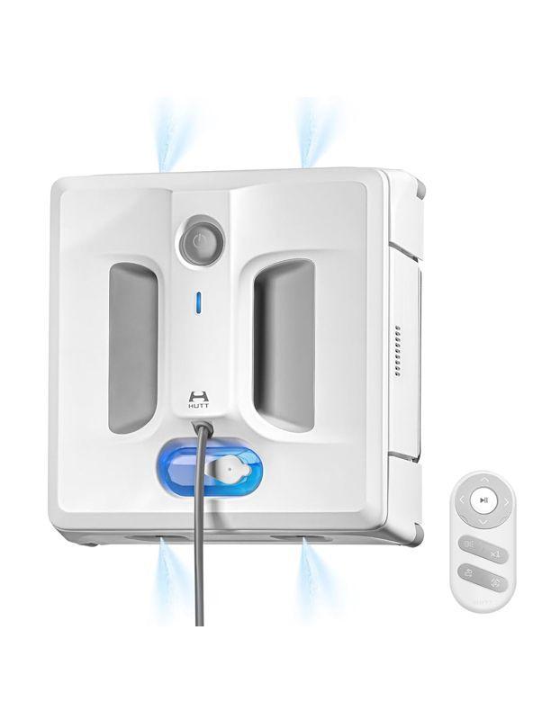 HUTT A1 Robot limpia vidrios, 4 rociadores de agua mejorados y 6000 PA Succion-2