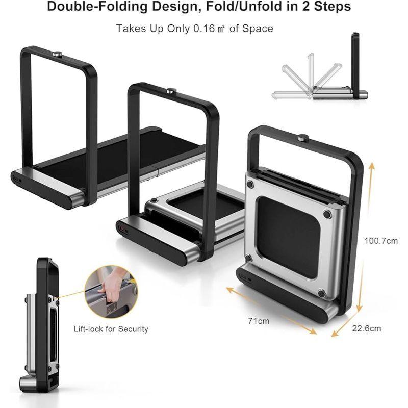 KingSmith WalkingPad X21 – Caminadora plegable inteligente doble plegable soporte NFC LED-3