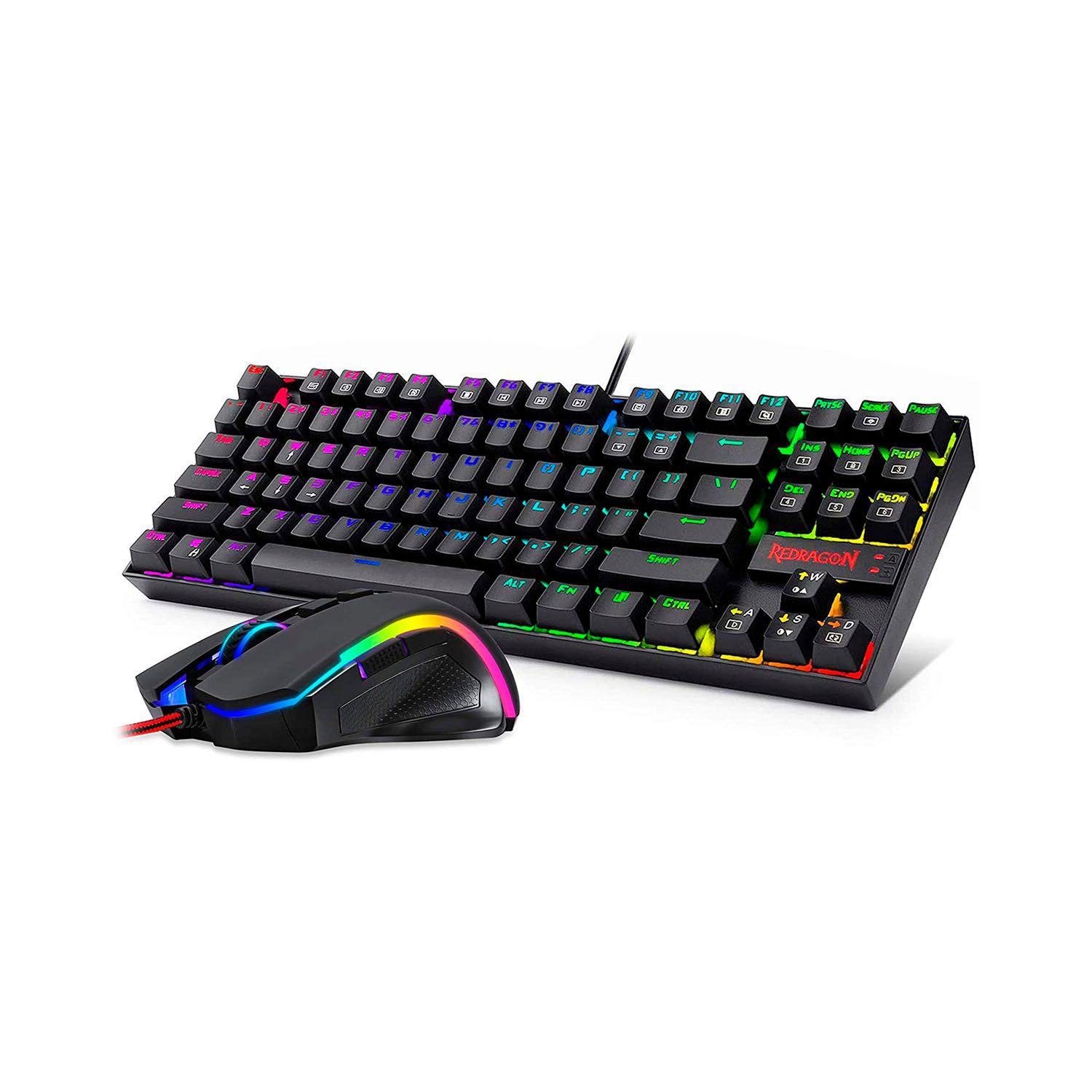 Kit Redragon Teclado Kumara Y Mouse Griffin K552rgb-ba-sp-3