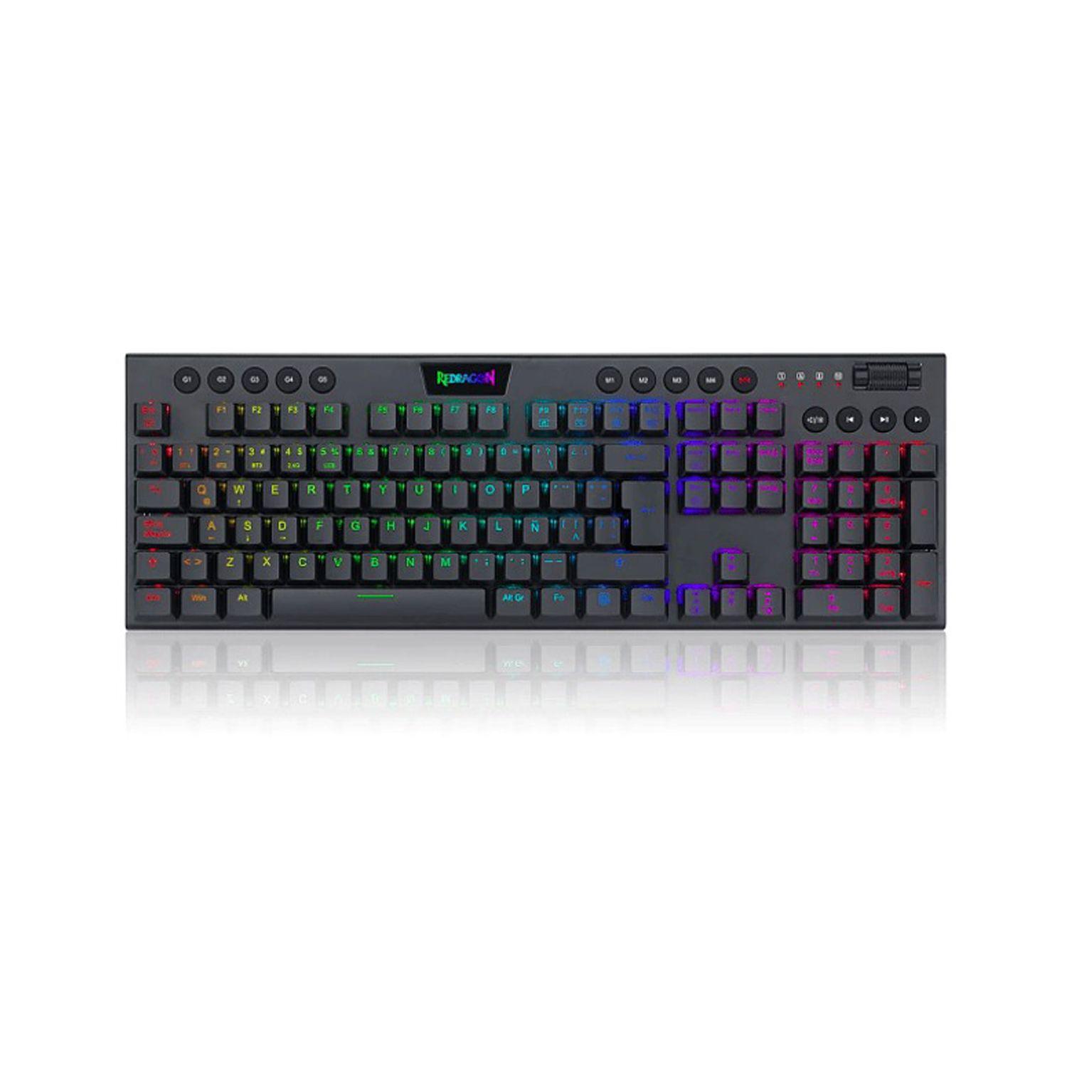 Teclado Mecánico Redragon Horus Black K619-rgb Cableado-0
