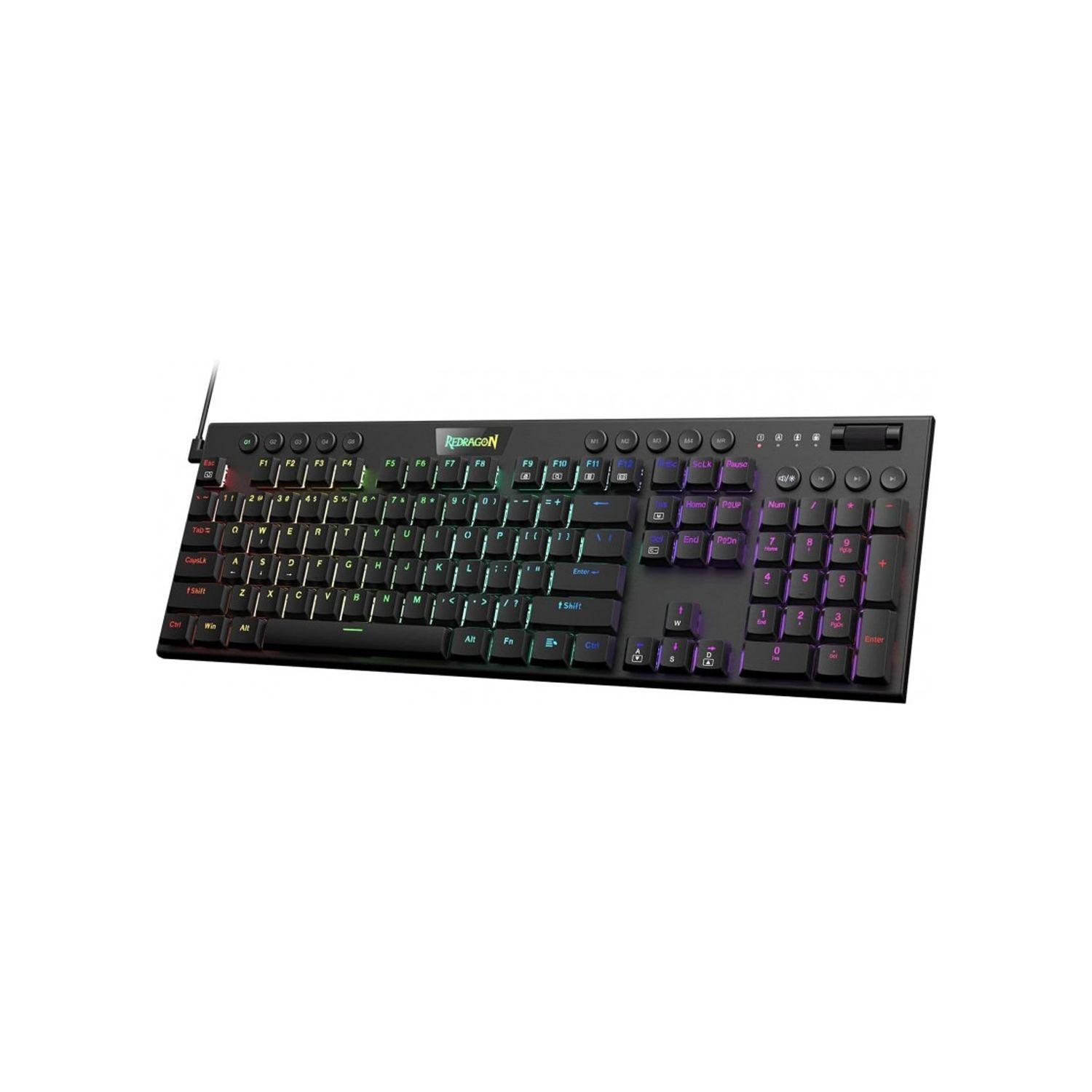 Teclado Mecánico Redragon Horus Black K619-rgb Cableado-2