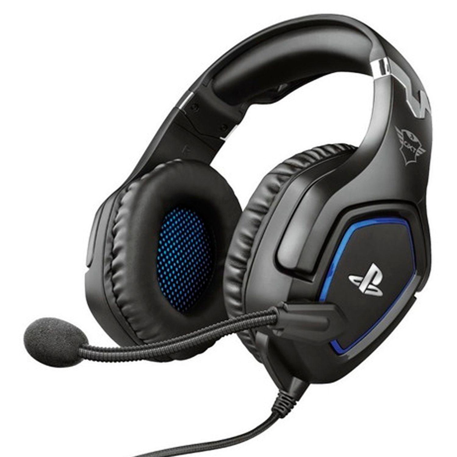 Audifono Gamer Trust Forze Gxt 488 Negro Oficial Playstation-0