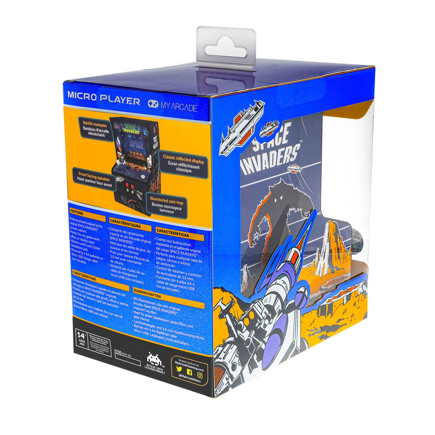 MIni Consola Portatil My Arcade Premium Space Invaders-5