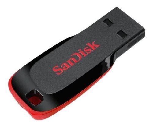 Pendrive 128gb Sandisk Usb 2.0 Cruzer Blade -pc--0