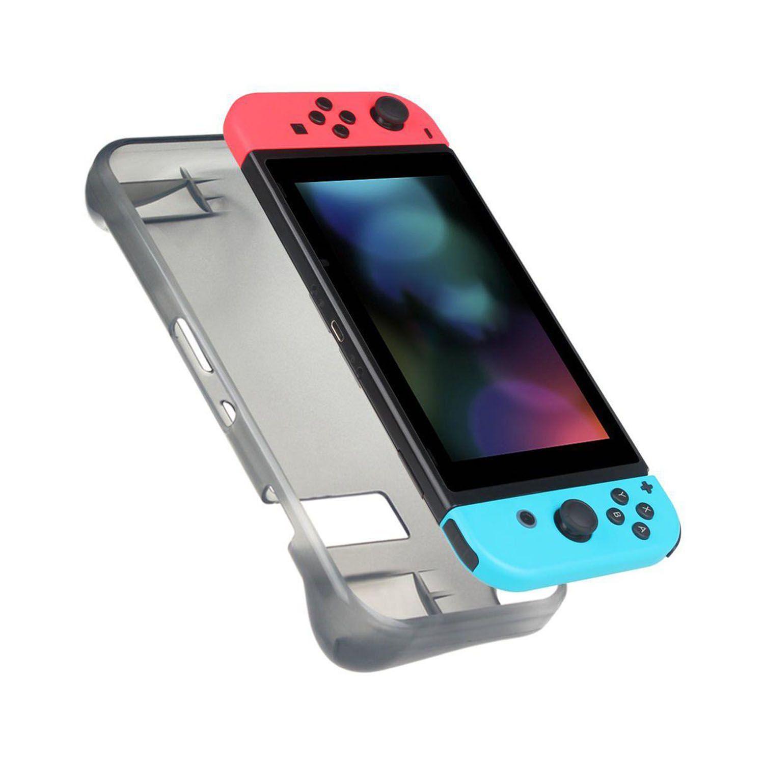 Protector de Tpu Compatible con Nintendo Switch V1/V2 Transp-0
