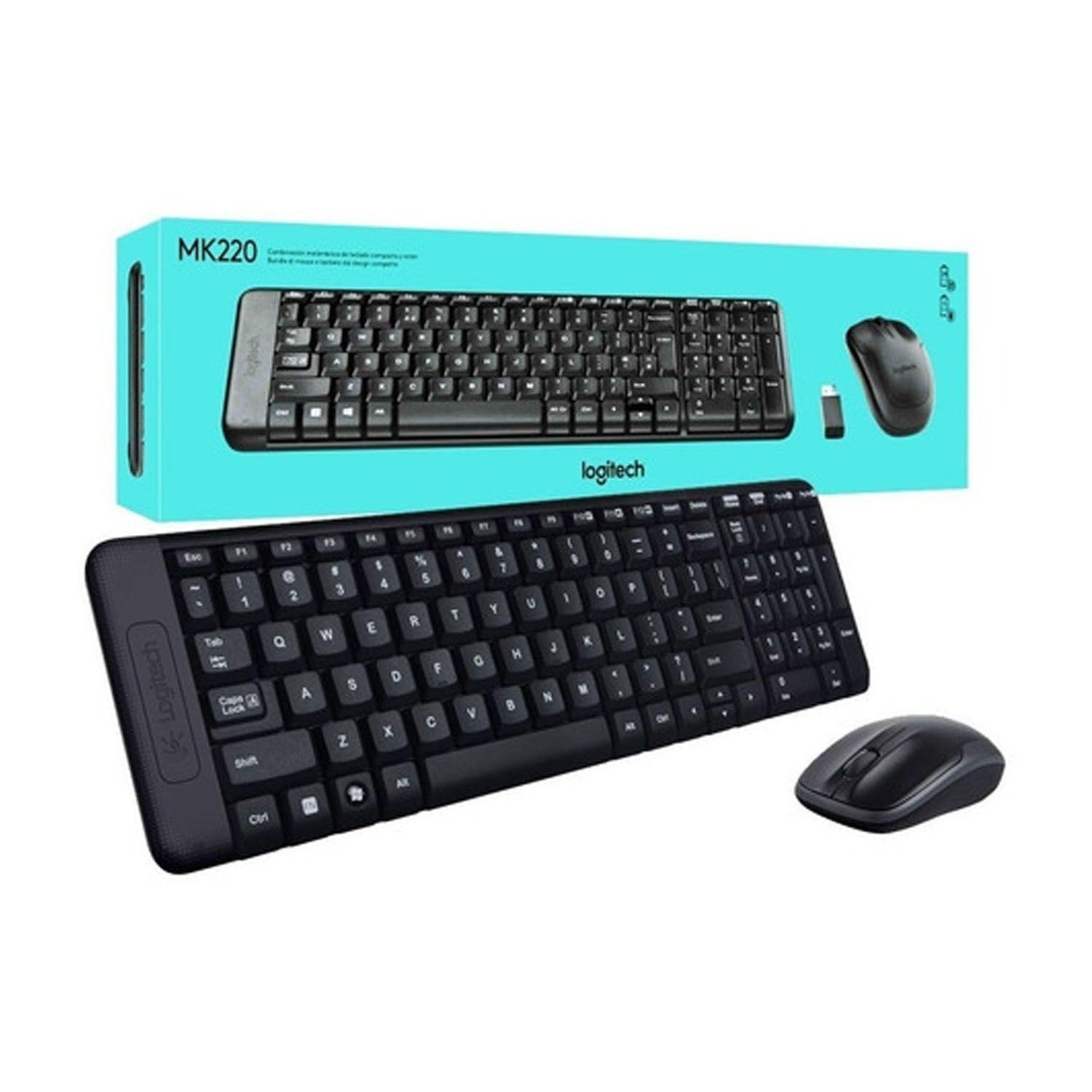 Kit Teclado Y Mouse Inalambricos Logitech Mk220 - Crazygames-1