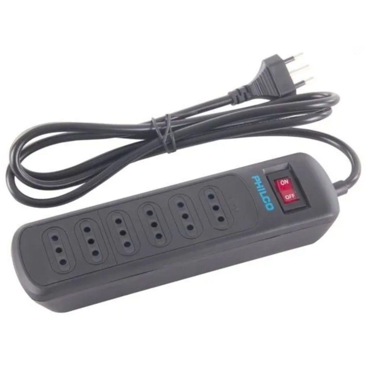 Alargador Zapatilla Con Protector De Sobrevoltaje 918 Joules-0