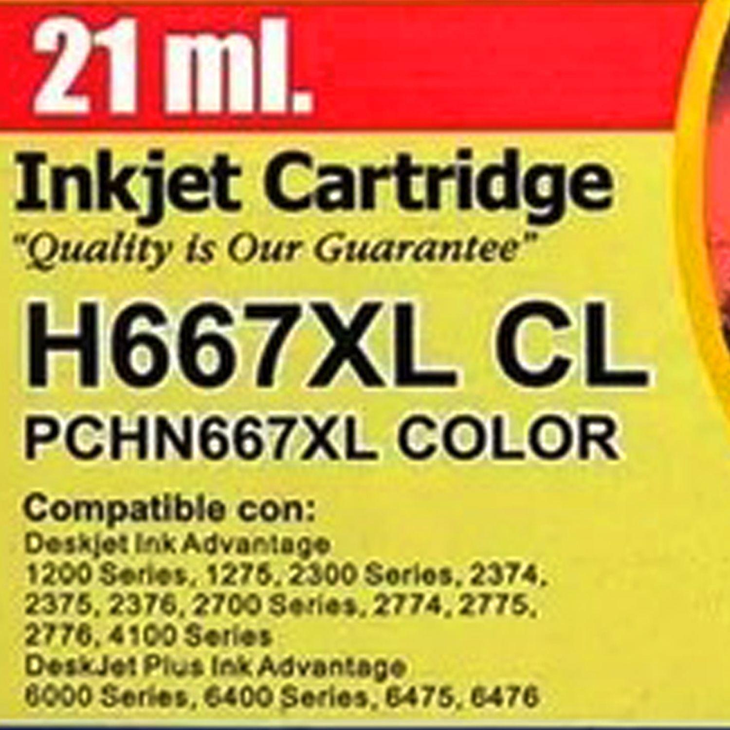 Cartucho de Tinta H667xl Color Compatible HP - Crazygames-2