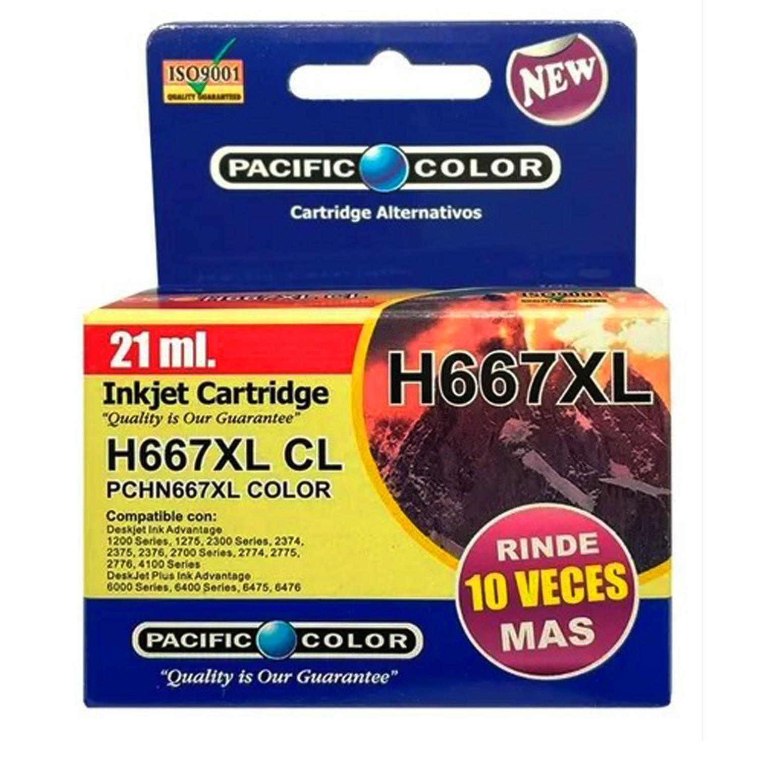 Cartucho de Tinta H667xl Color Compatible HP - Crazygames-0
