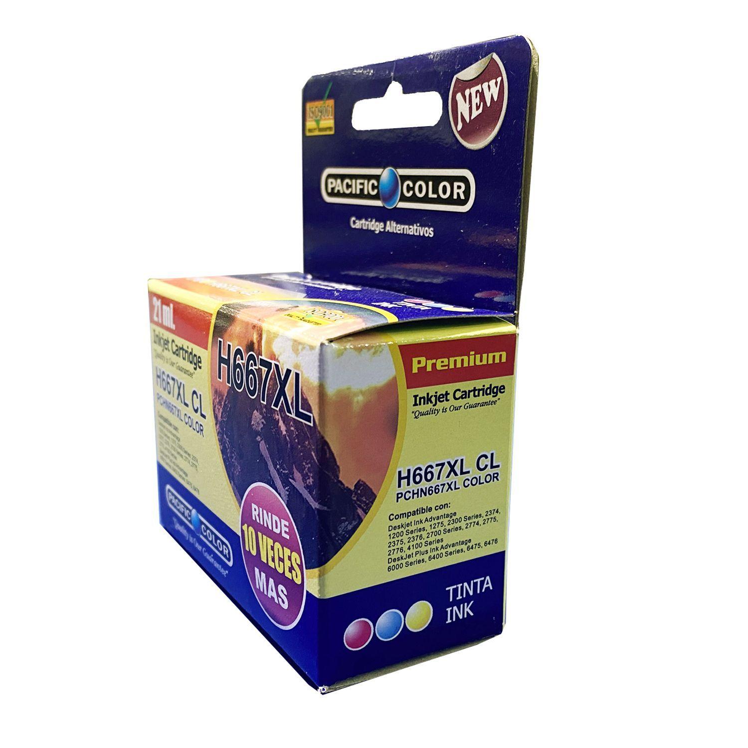 Cartucho de Tinta H667xl Color Compatible HP - Crazygames-1