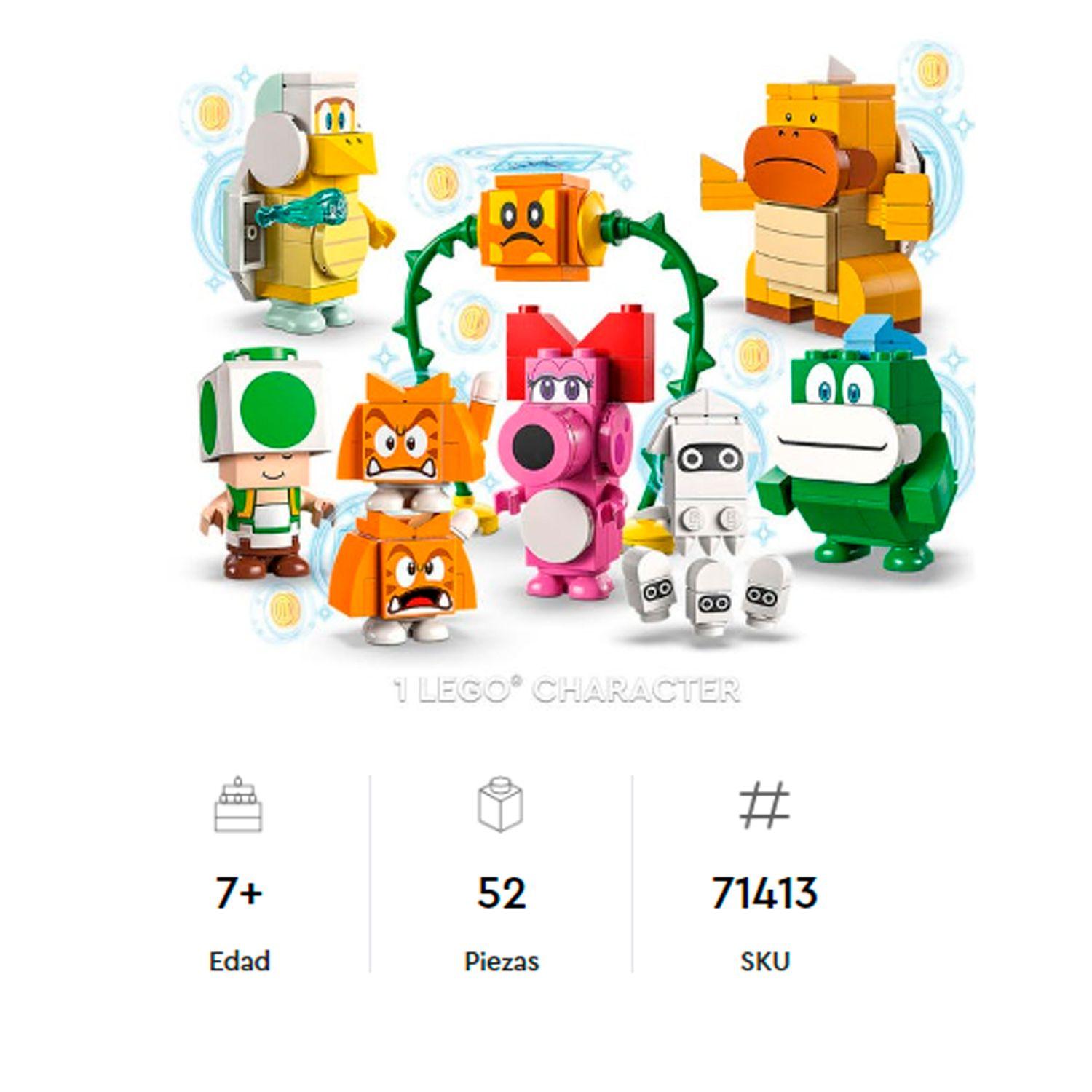 Lego Mario Pack d Personajes Edición 6 (1 Personaje Armable)-2