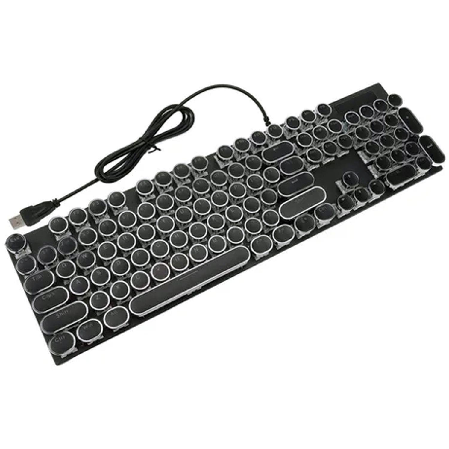 Teclado Gamer PM-1045R Negro Switch Blue Panther-1