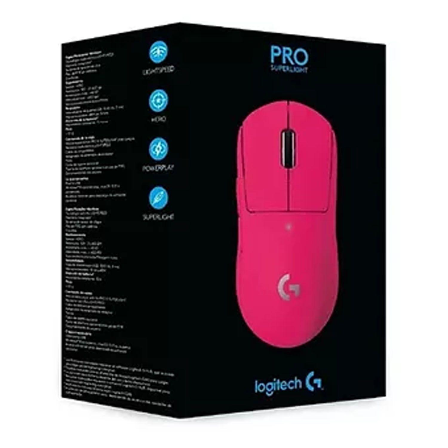Mouse Gamer Logitech G Pro X SUPERLIGHT Magenta -Crazygames-3