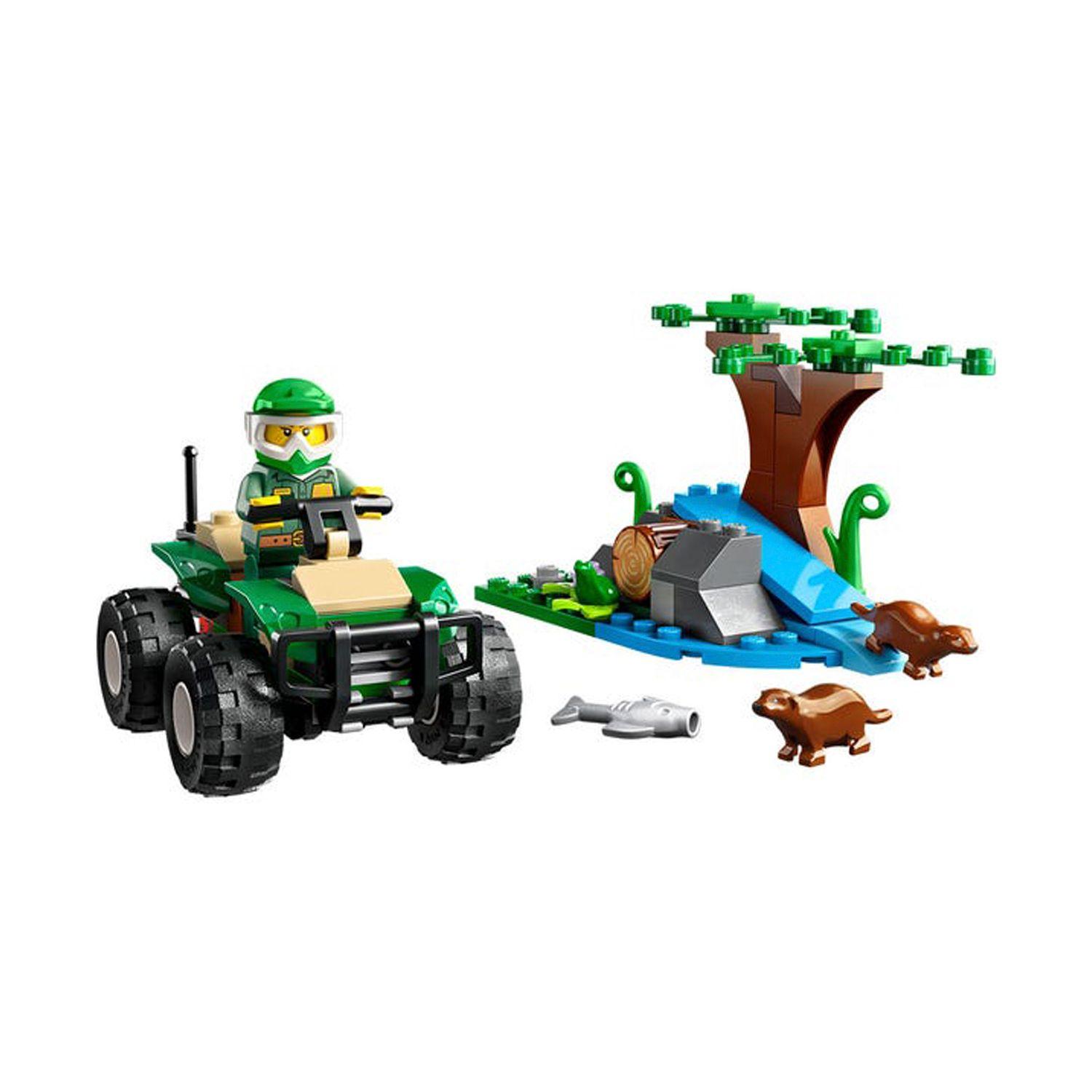 Lego City Cuatrimoto Y Habitad De La Nutria 60394-2